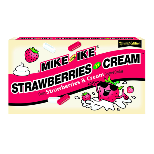 Mike and Ike Strawberries and Cream 141g