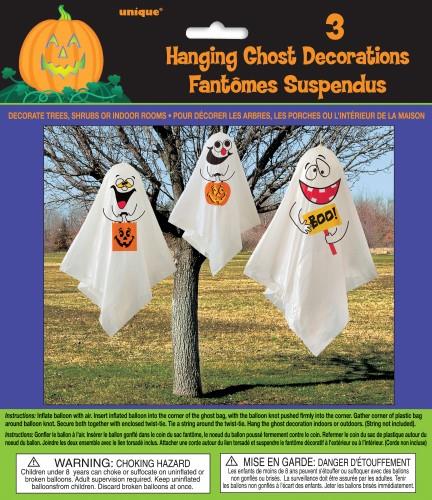 Hanging Ghost Decorations 3 Pack