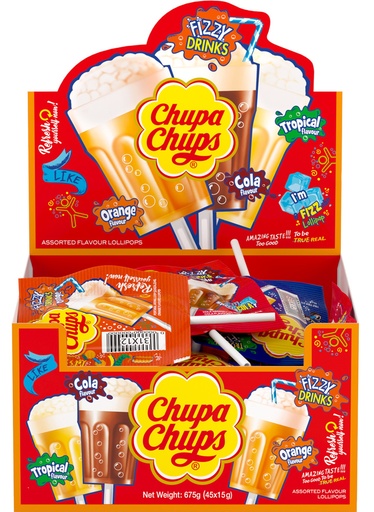 Chupa Chups 3D Fizzy Drinks 15g