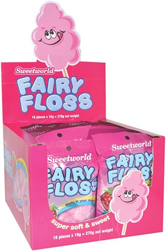 Sweetworld Fairy Floss 15g x 18