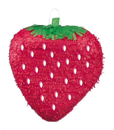 Strawberry Shape Pinata 34cm