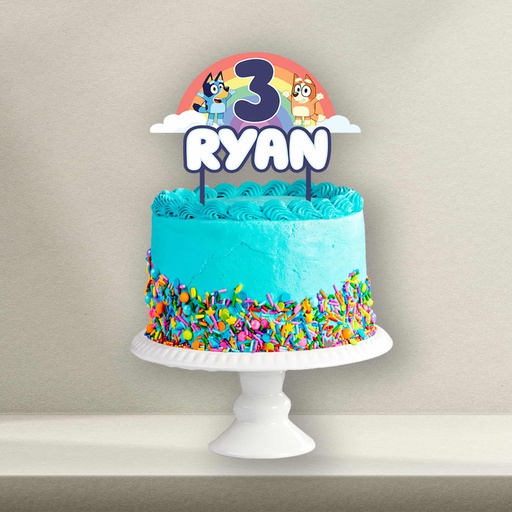 Bluey Birthday Cake Topper