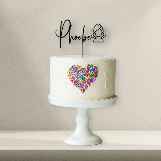 Pamper Party Birthday Cake Topper - Style 1