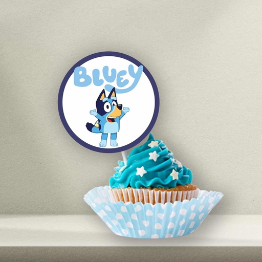 Bluey Cupcake Topper - Style 2