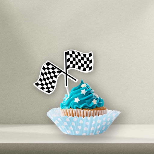 Hot Wheels Cupcake Topper - Style 1