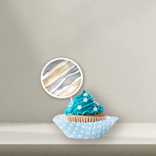 Space Cupcake Topper - Style 3