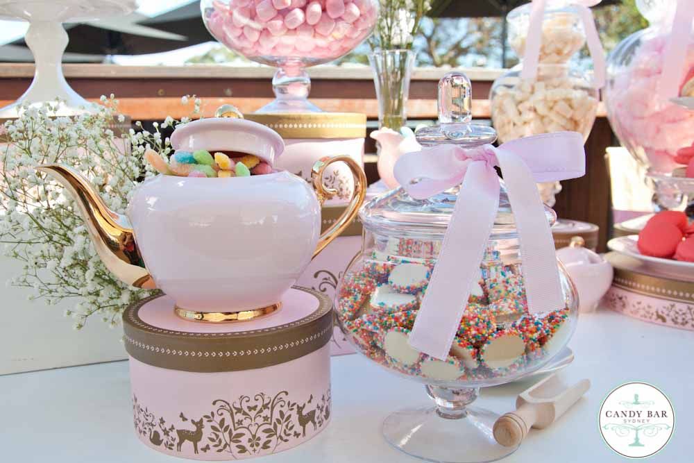 Vintage style candy buffet by Candy Bar Sydney