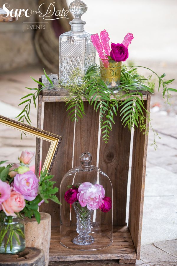 Pink Rock Candy Crystal Sticks