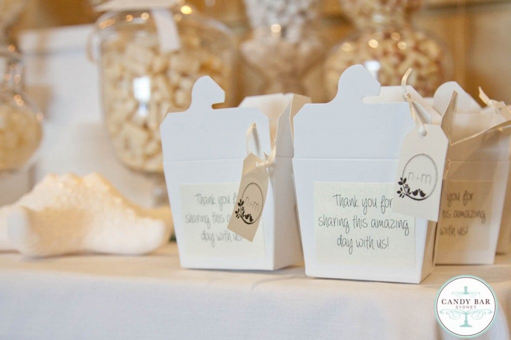 White Wedding Candy Buffet