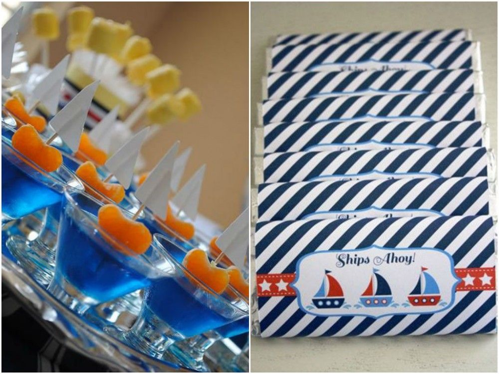 Nautical candy bar