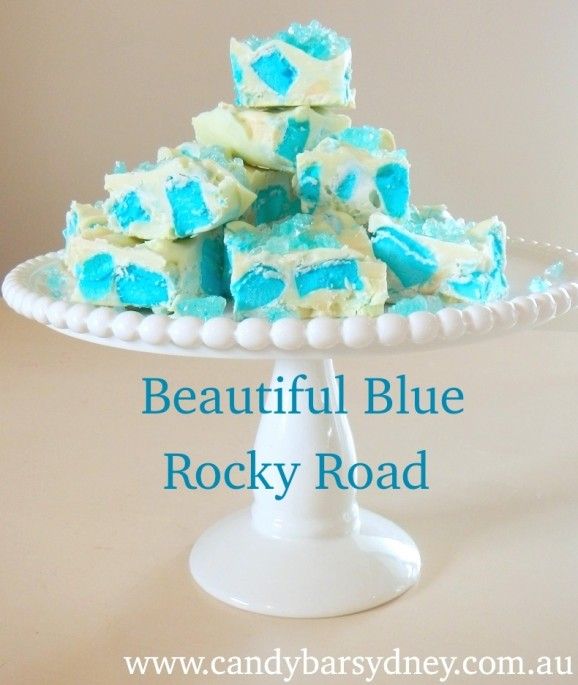 Blue Rocky Road