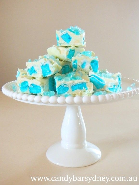 Blue Rocky Road 