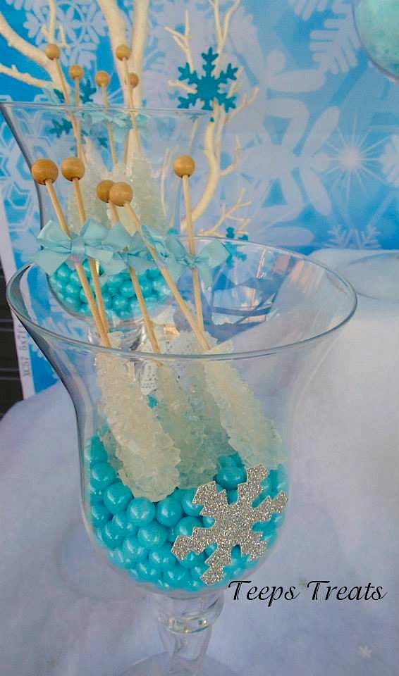 Frozen candy buffet