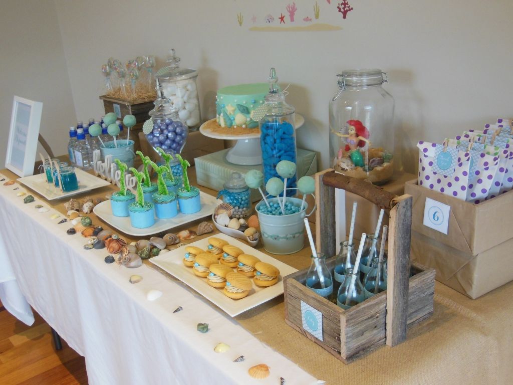 Mermaid Under The Sea Candy Buffet