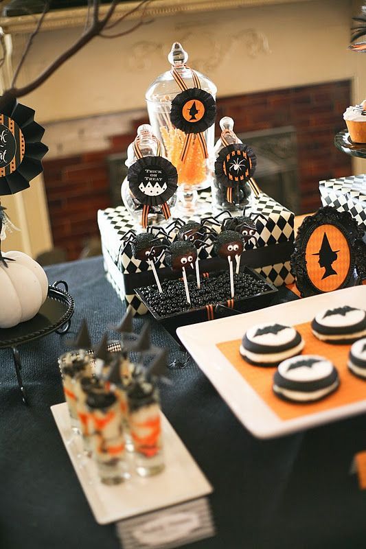 Bewitching Halloween Candy Buffet