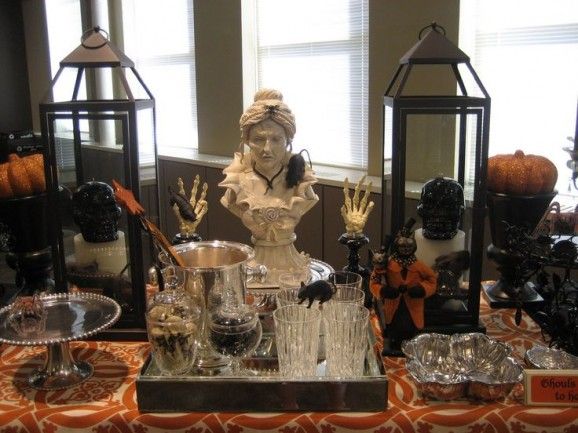 Inspiring Halloween candy buffet