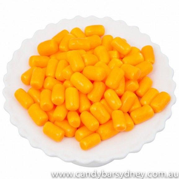 Orange Candy Coated Marshmallows