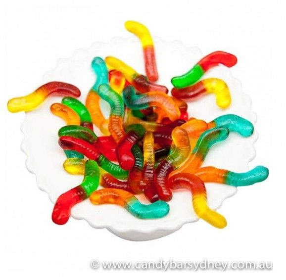 Neon Squiggle Lollies by Trolli