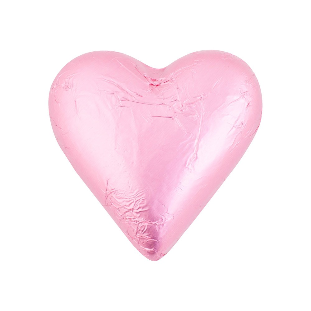 Pink Belgian Chocolate Hearts 30g x 30