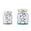 Square Bonbonniere Glass Jar 110ml