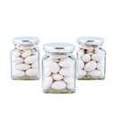 Square Bonbonniere Glass Jar 110ml
