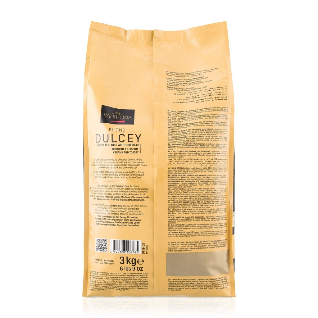 Valrhona Chocolate Bulk Dulcey 'Les Feves' 35% 1 pound