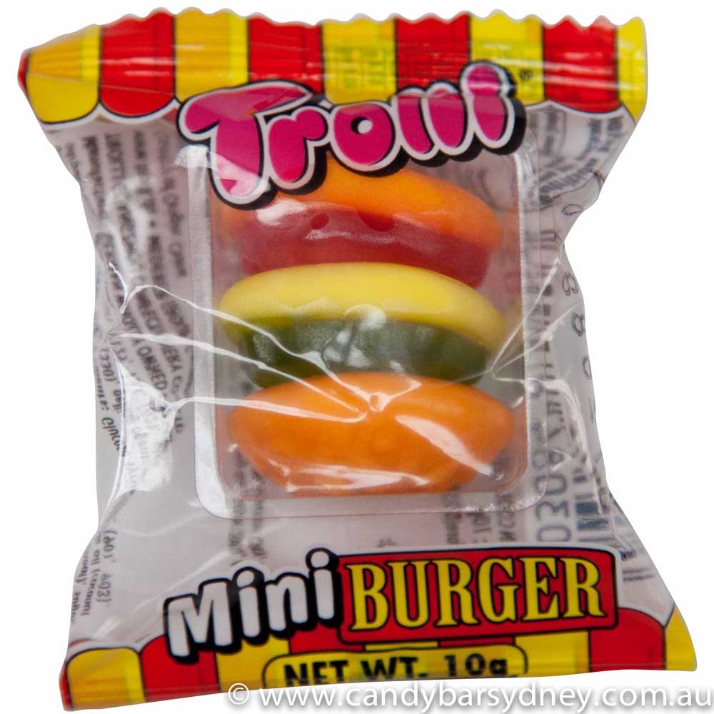 Trolli Mini Burger Lollies 90g