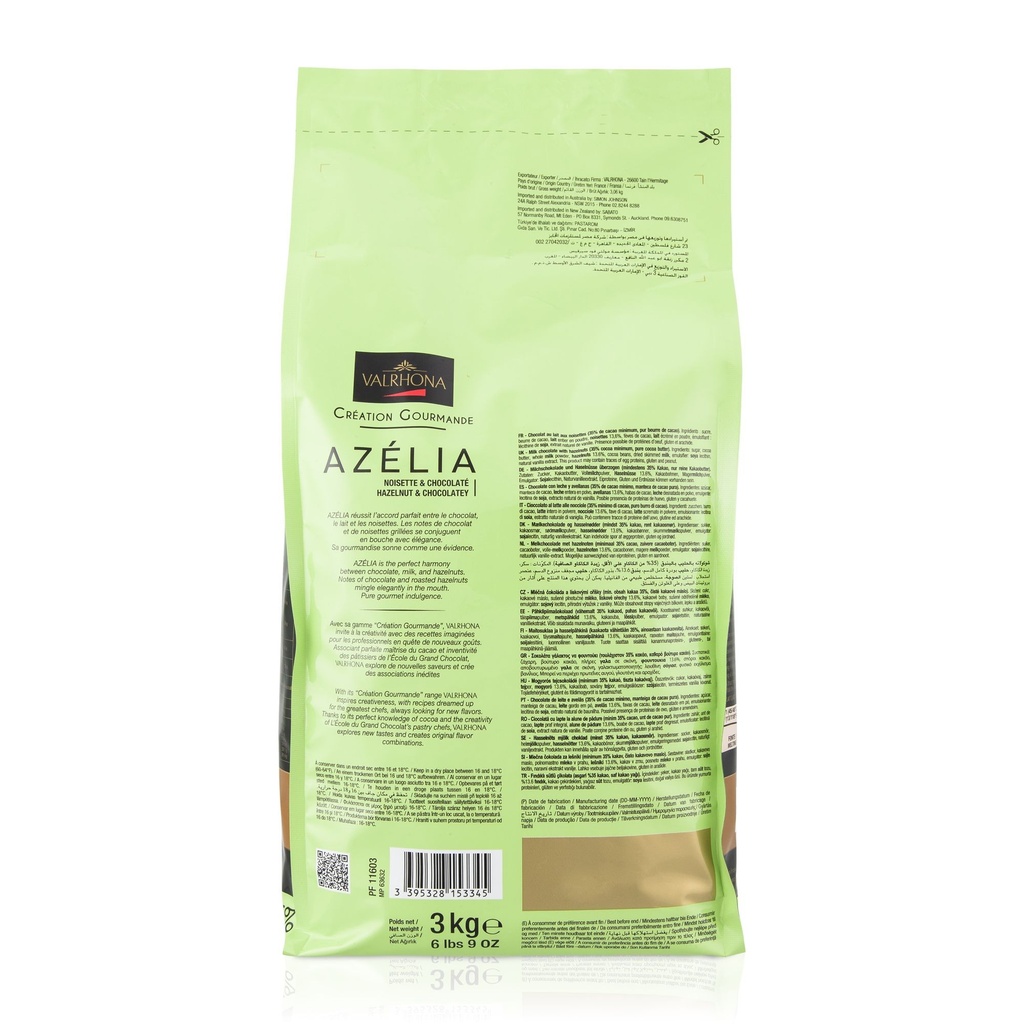 Valrhona Chocolate Azelia 35% Feves