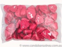 Fuchsia Pink Hearts in Cadbury Chocolate 500g - 5kg