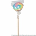 Rainbow Swirl Rock Candy Lollipop