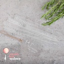 Clear Engraved Garden Stakes