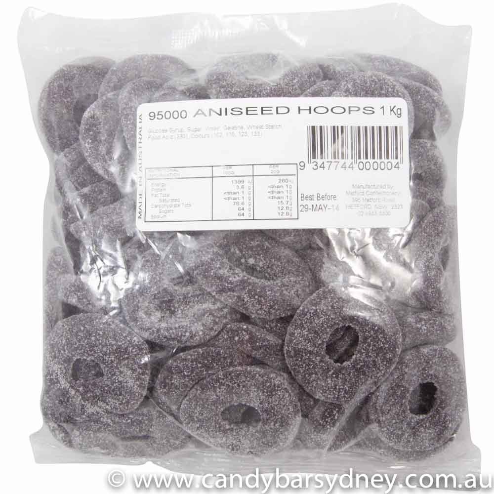 Aniseed Hoops 1kg - 8kg