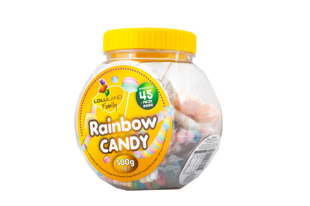 Rainbow Candy Jar 500g