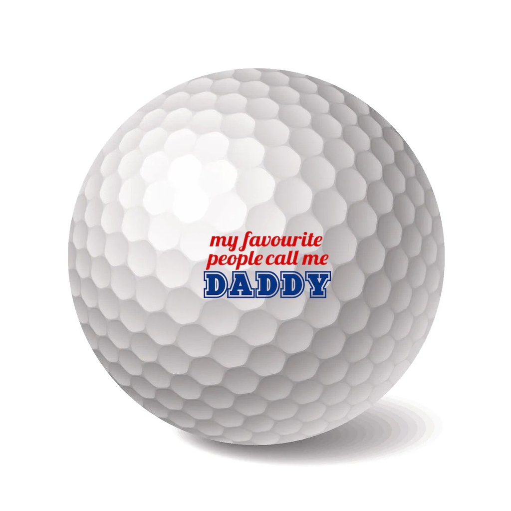 Personalised Golf Balls 3 Pack "my favourite people call me"