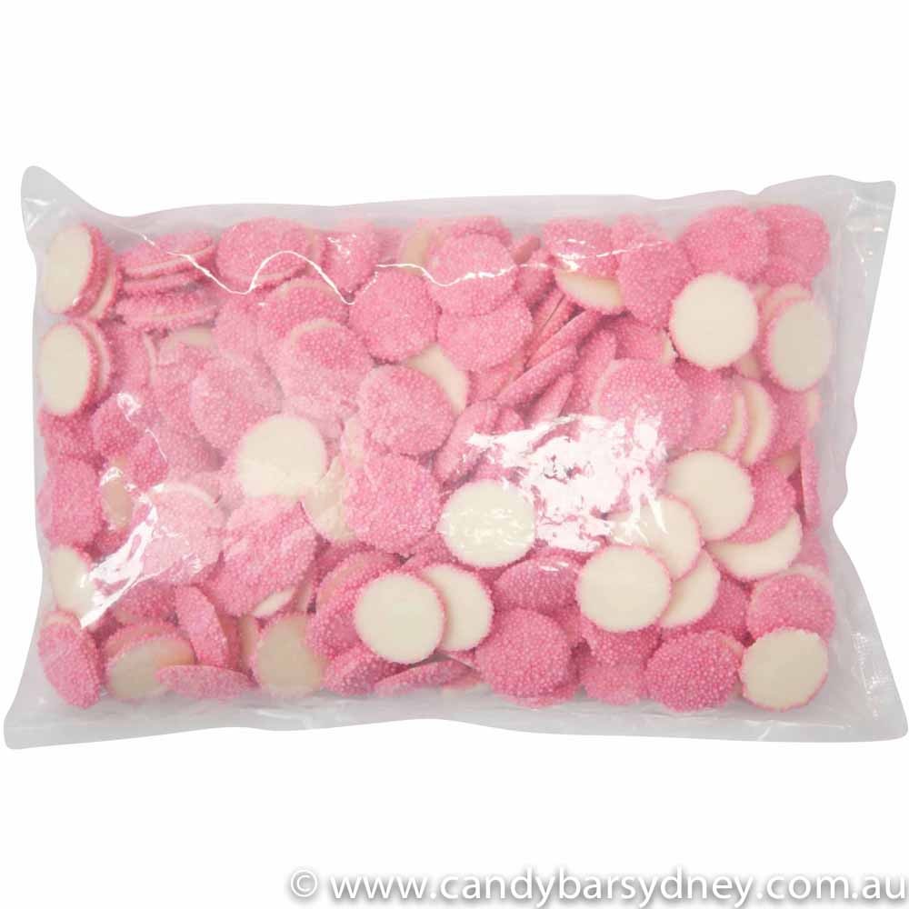 Pink Speckled White Chocolate Jewels 1kg - 8kg
