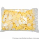 Yellow Speckled White Chocolate Jewels
