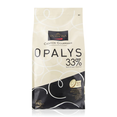 Valrhona Opalys 33% White Couverture Chocolate Feves