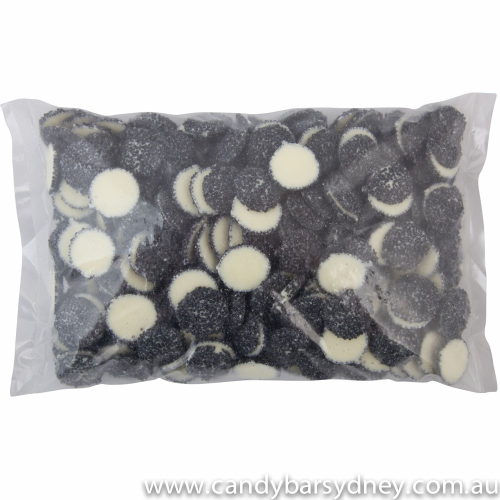 Black Speckled White Chocolate Jewels