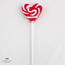 Red Heart Rock Candy Lollipop 50g