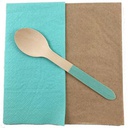 Wooden Mint Green Spoon 10 Pack