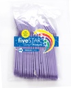 Lilac Plastic Forks 25 pack
