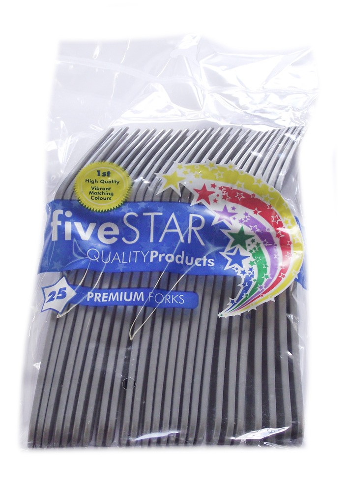 Silver Plastic Forks 20 pack