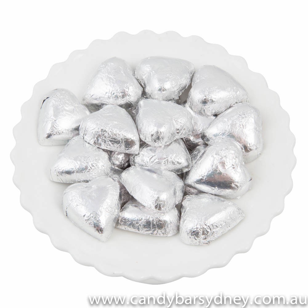 Rose Pink Belgian Chocolate Hearts 500g - 5kg - Candy Bar Sydney