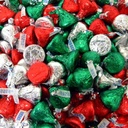 Hershey's Christmas Chocolate Kisses Bulk 1.02kg