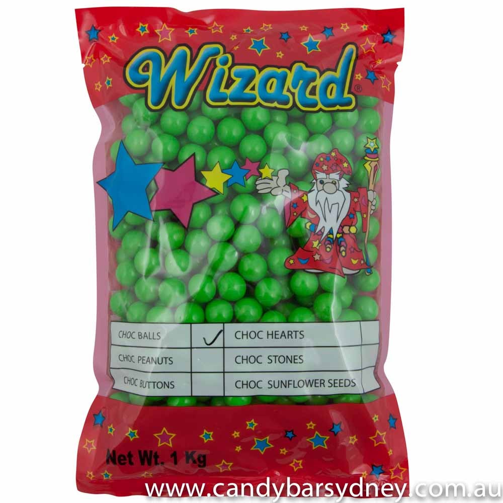 Green Chocolate Balls 1kg - Wizard