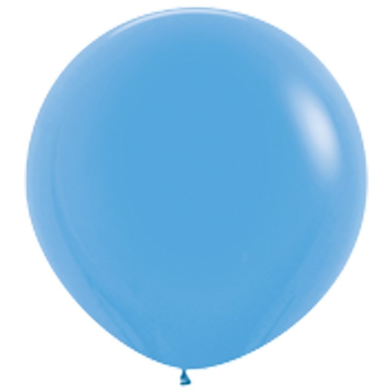 Matt Light Blue Round Balloon 90cm