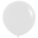 Matt White Round Balloon 90cm