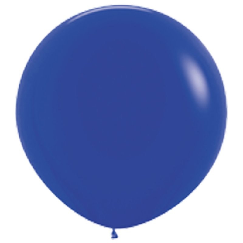 Matt Royal Blue Round Balloon 90cm