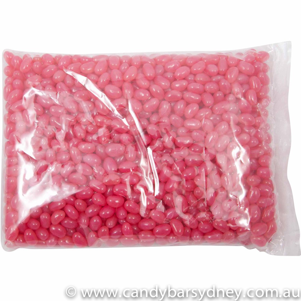 Hot Pink Mini Jelly Beans 1kg