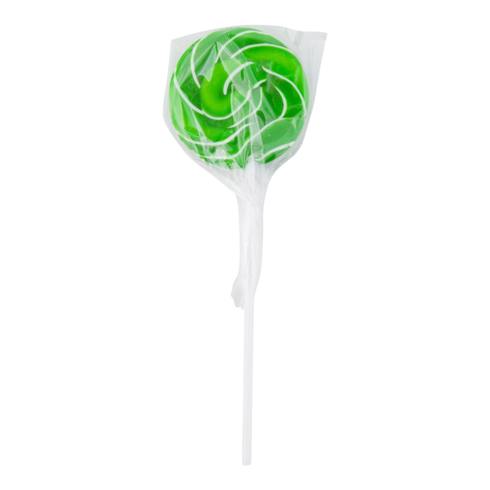 Green Mini Swirl Lollipops 24 pack (288g)